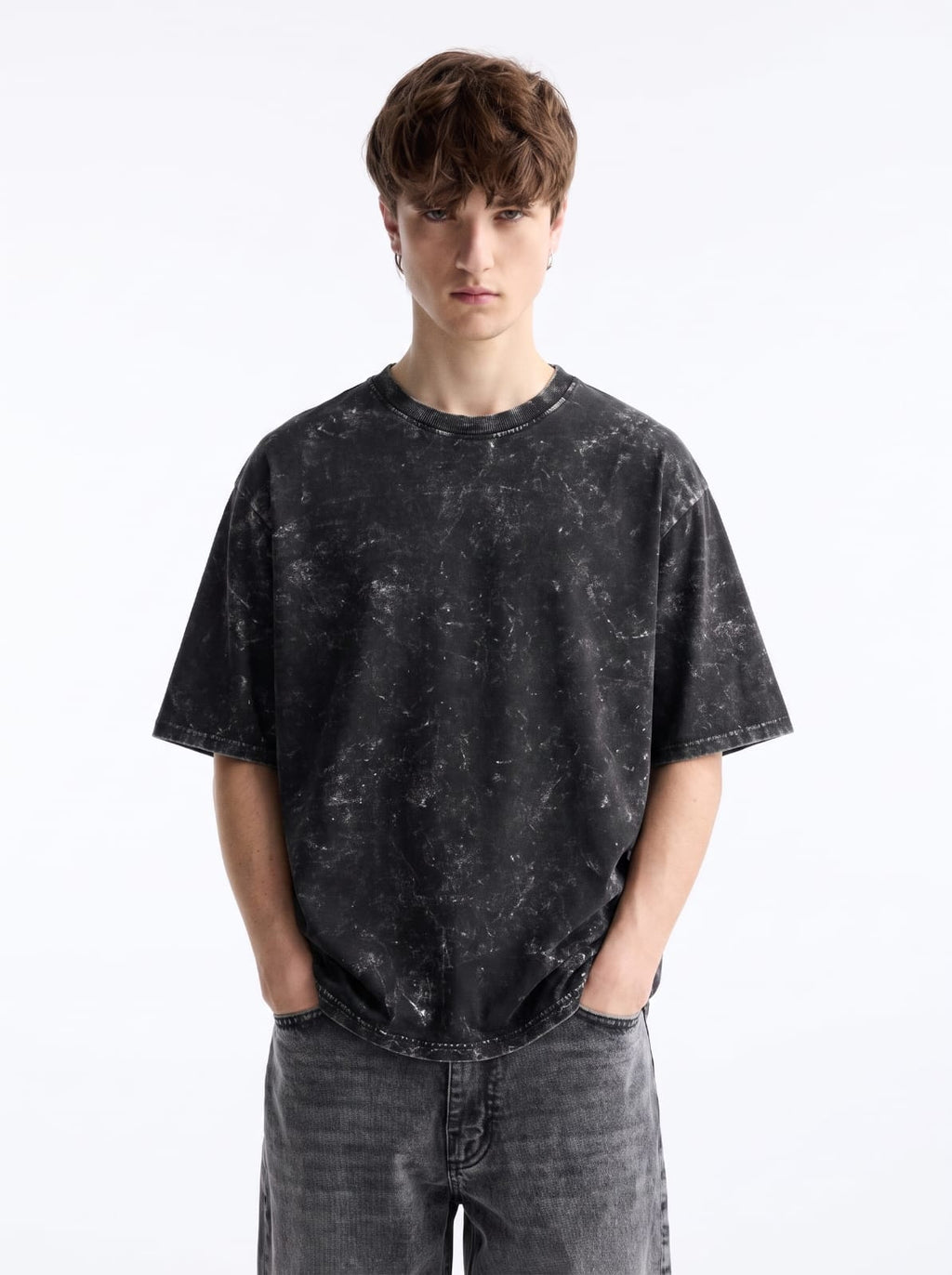 Acid Washed Oversized Tee