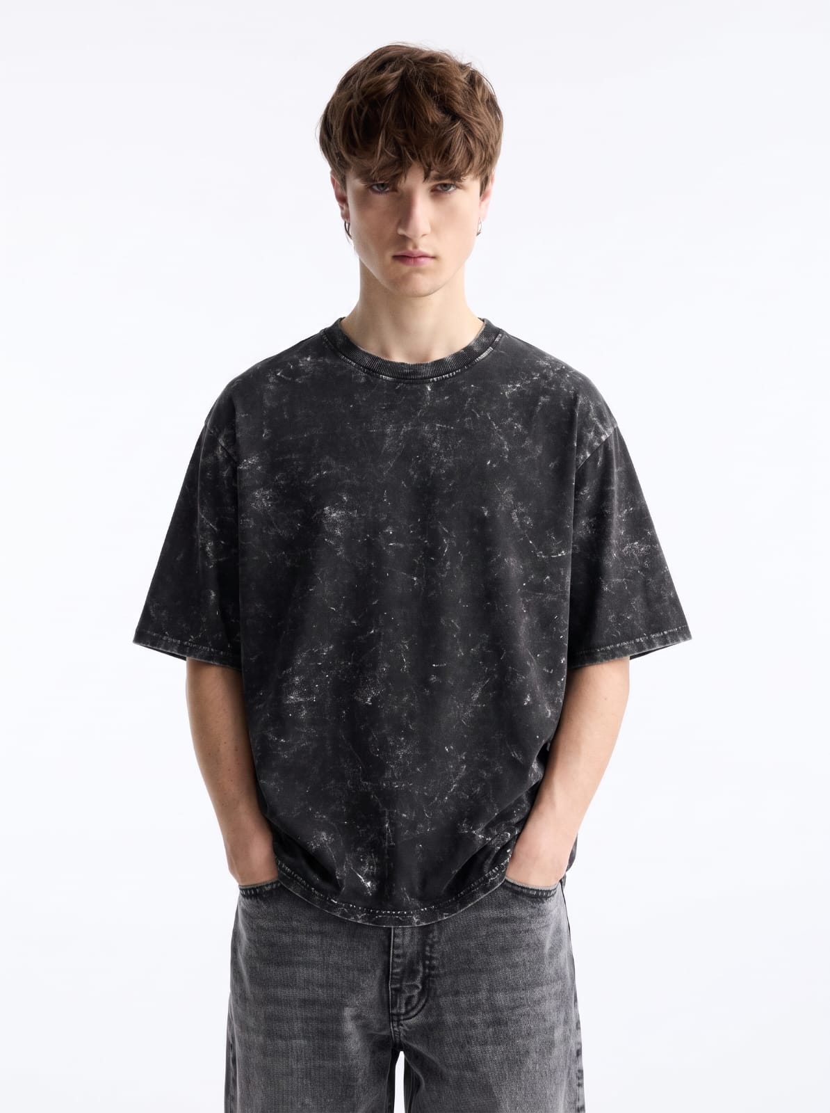 Acid Washed Oversized Tee