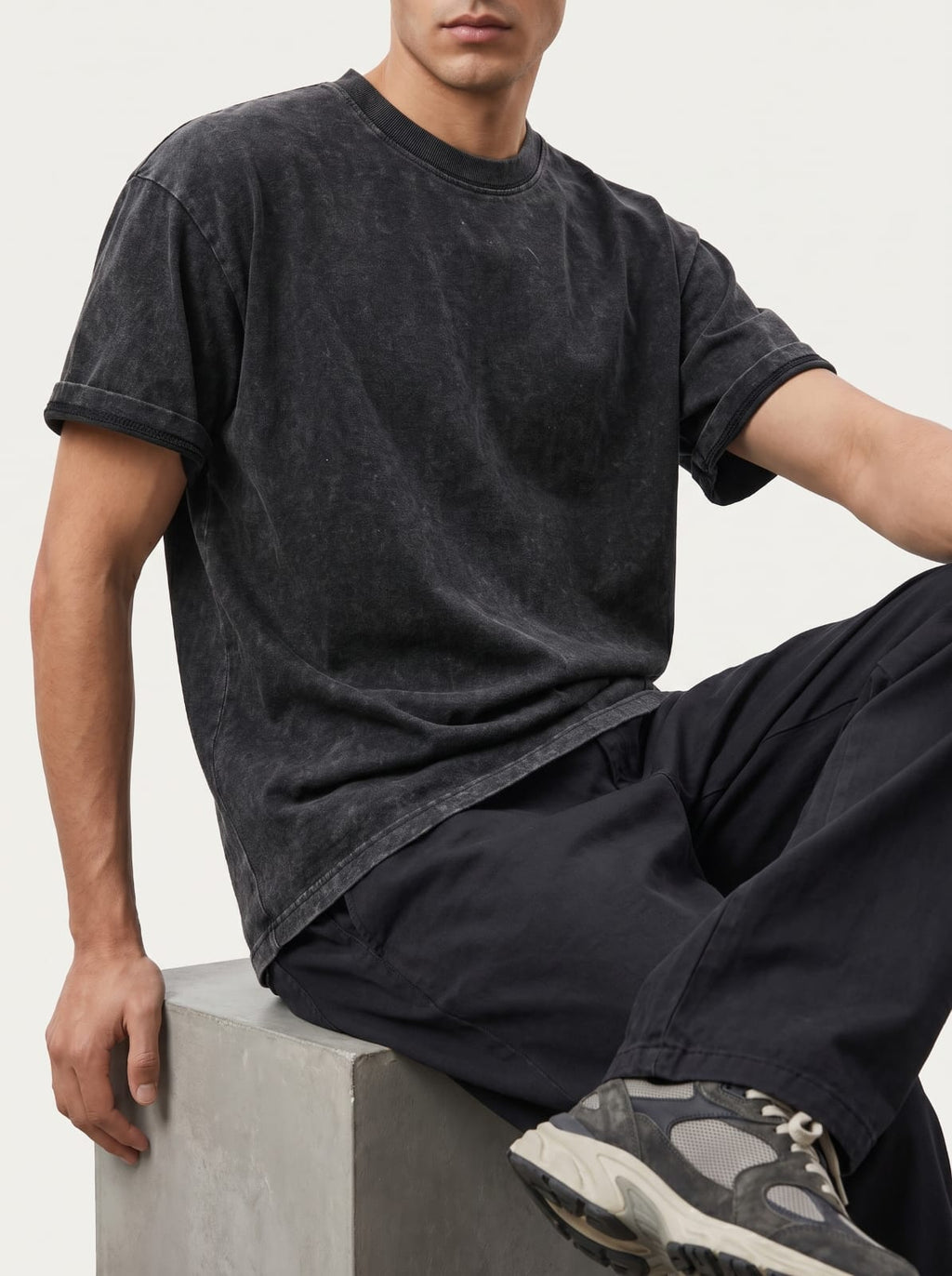 Acid Washed Oversized Tee