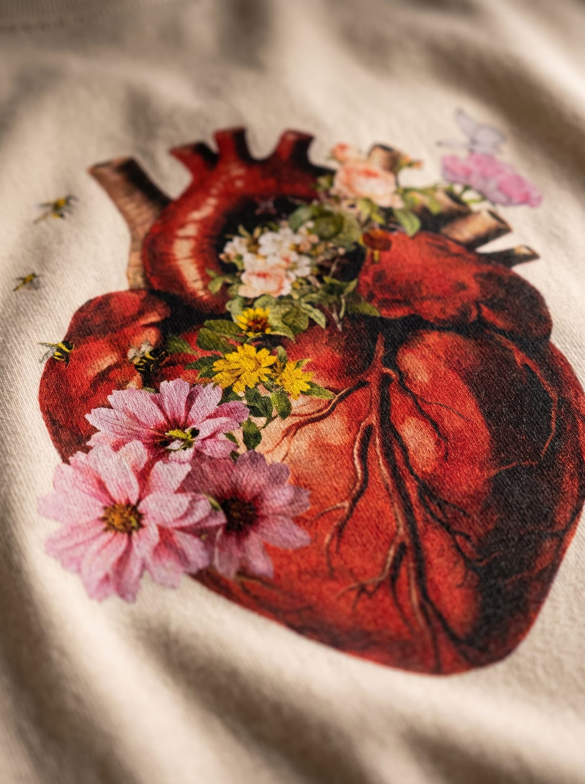 Heart In Bloom Oversized T-Shirt