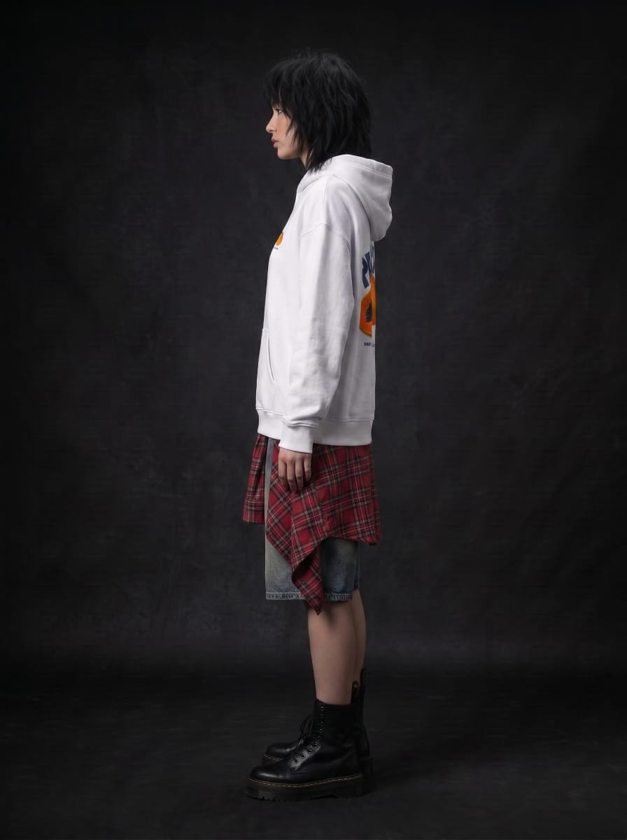 Papaya Oversized Hoodie