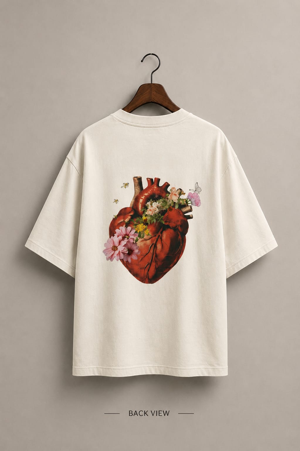 Heart In Bloom Oversized T-Shirt