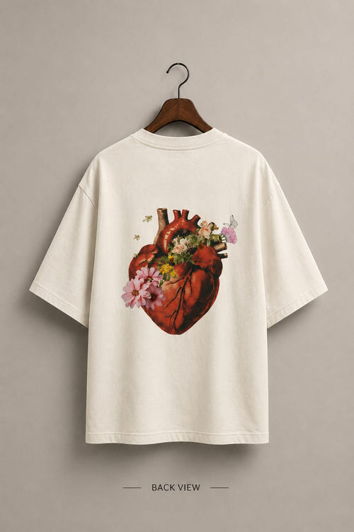 Heart In Bloom Oversized T-Shirt