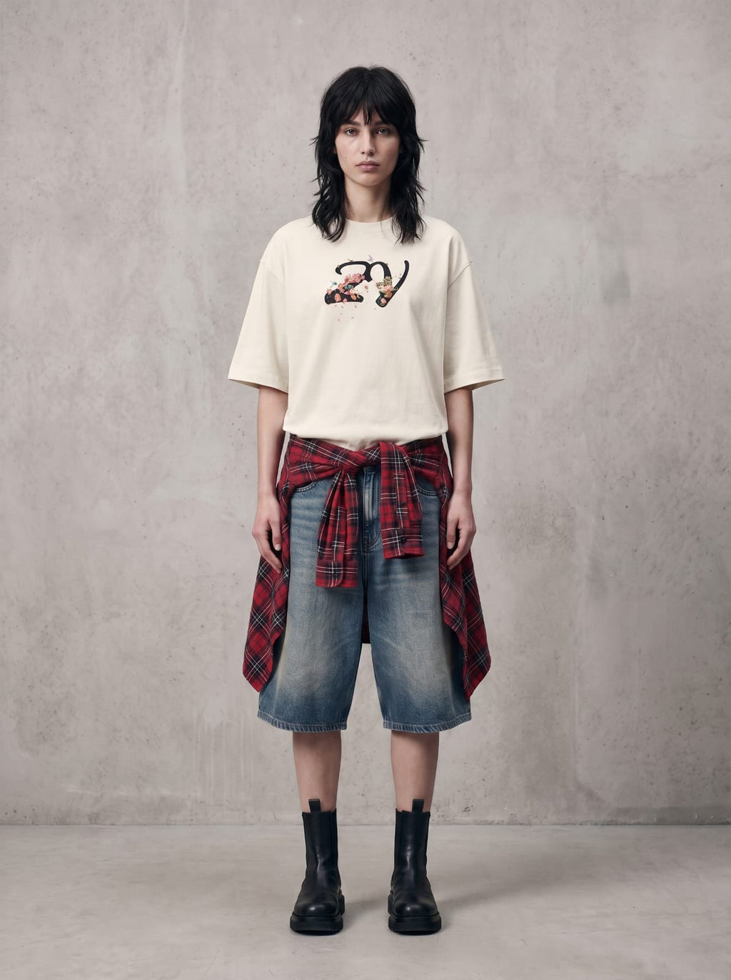 Heart In Bloom Oversized T-Shirt