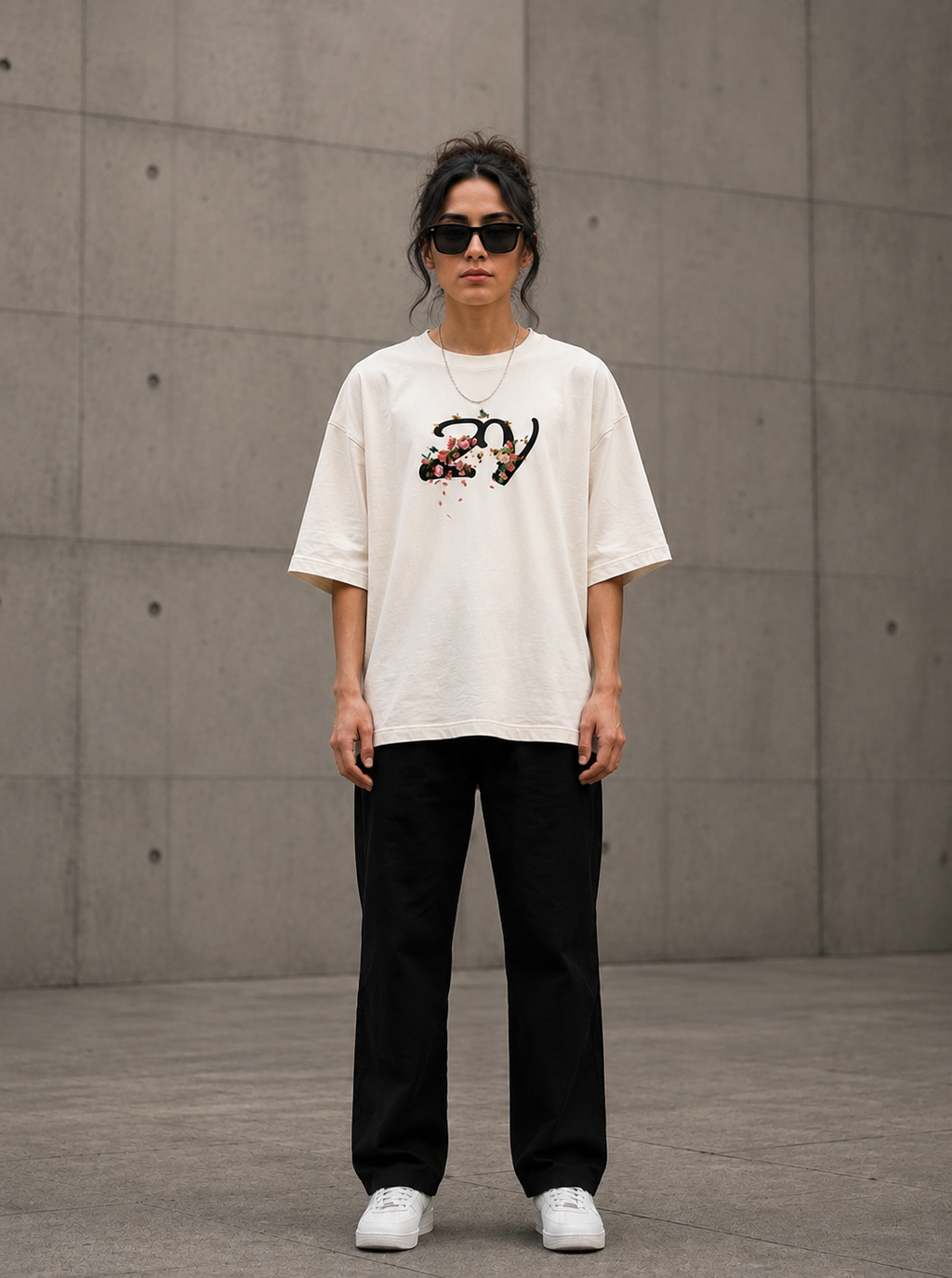 Heart In Bloom Oversized T-Shirt