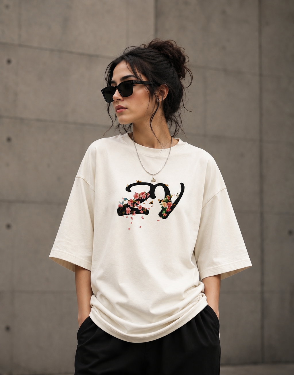 Heart In Bloom Oversized T-Shirt